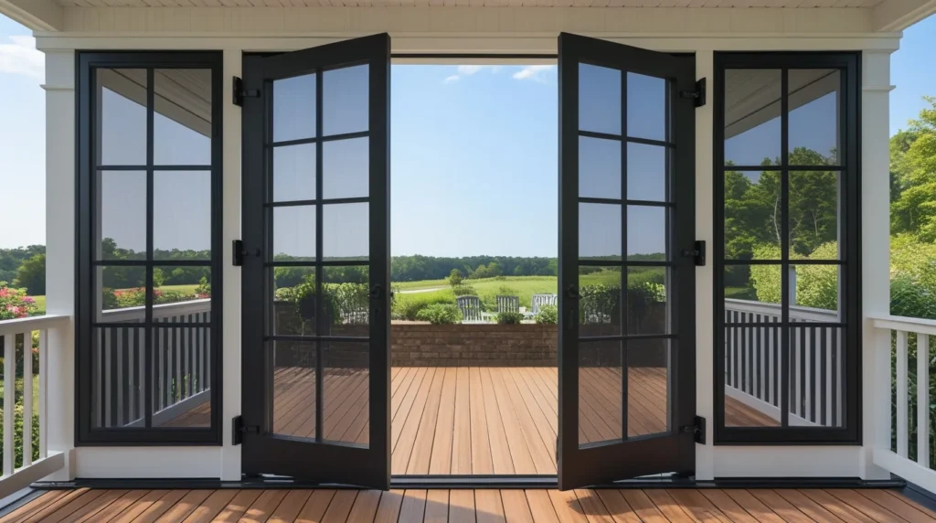 Understanding Screens for French Doors That Open In or Out
